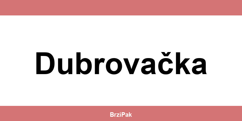 DPD depot Dubrovačka kontakt