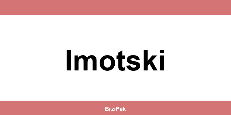 DPD depot Imotski kontakt